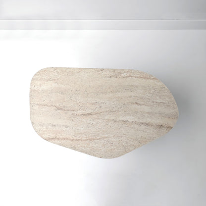 Τραπεζάκι Σαλονιού Travertine - Καρυδί 100 x 60 x 35 εκ GR552NOS1710