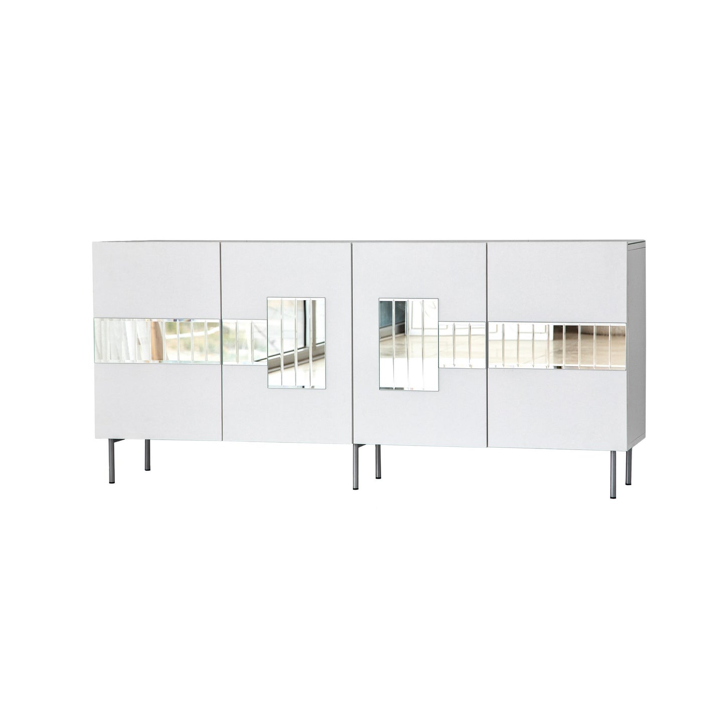 Μπουφές Λευκό
Ασημί 180x40x80cm | 552NOS1803