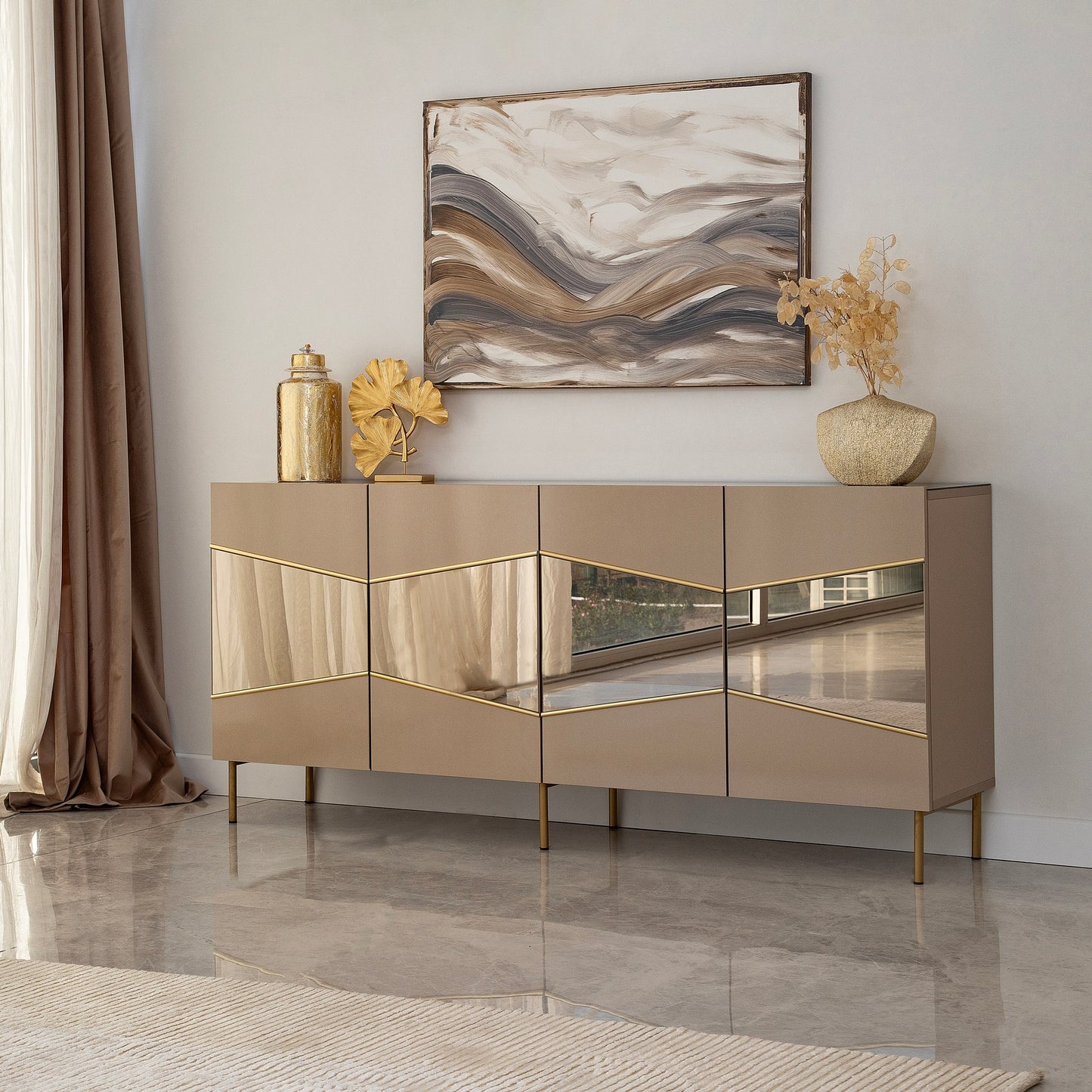 Μπουφές Bronze
Χρυσό 180x40x80cm | 552NOS1808