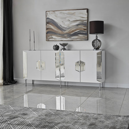 Μπουφές Λευκό
Ασημί 180x40x80cm | 552NOS1813
