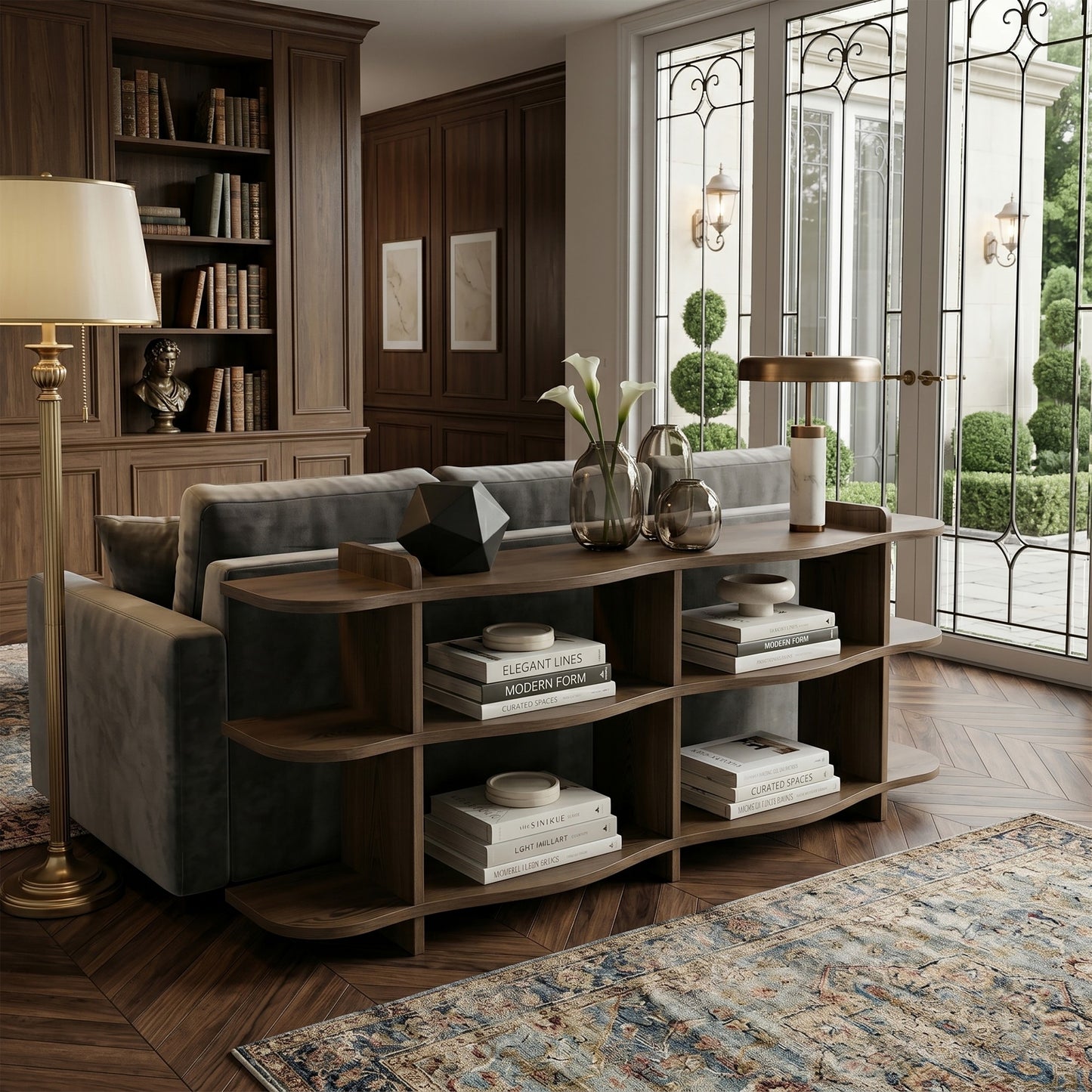 Κονσόλα Μπουφές 170x65x30 εκ Καρυδί 552NOS1816
