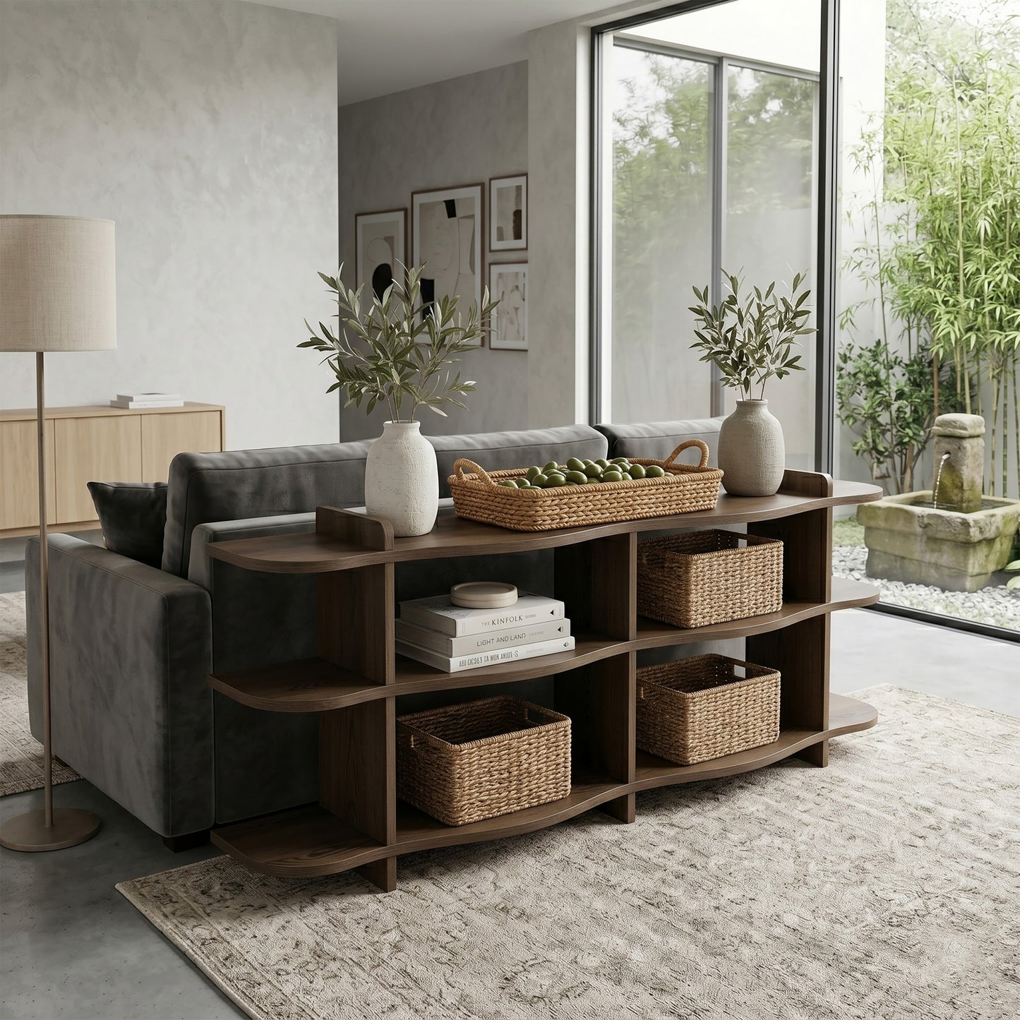 Κονσόλα Μπουφές 170x65x30 εκ Καρυδί 552NOS1816