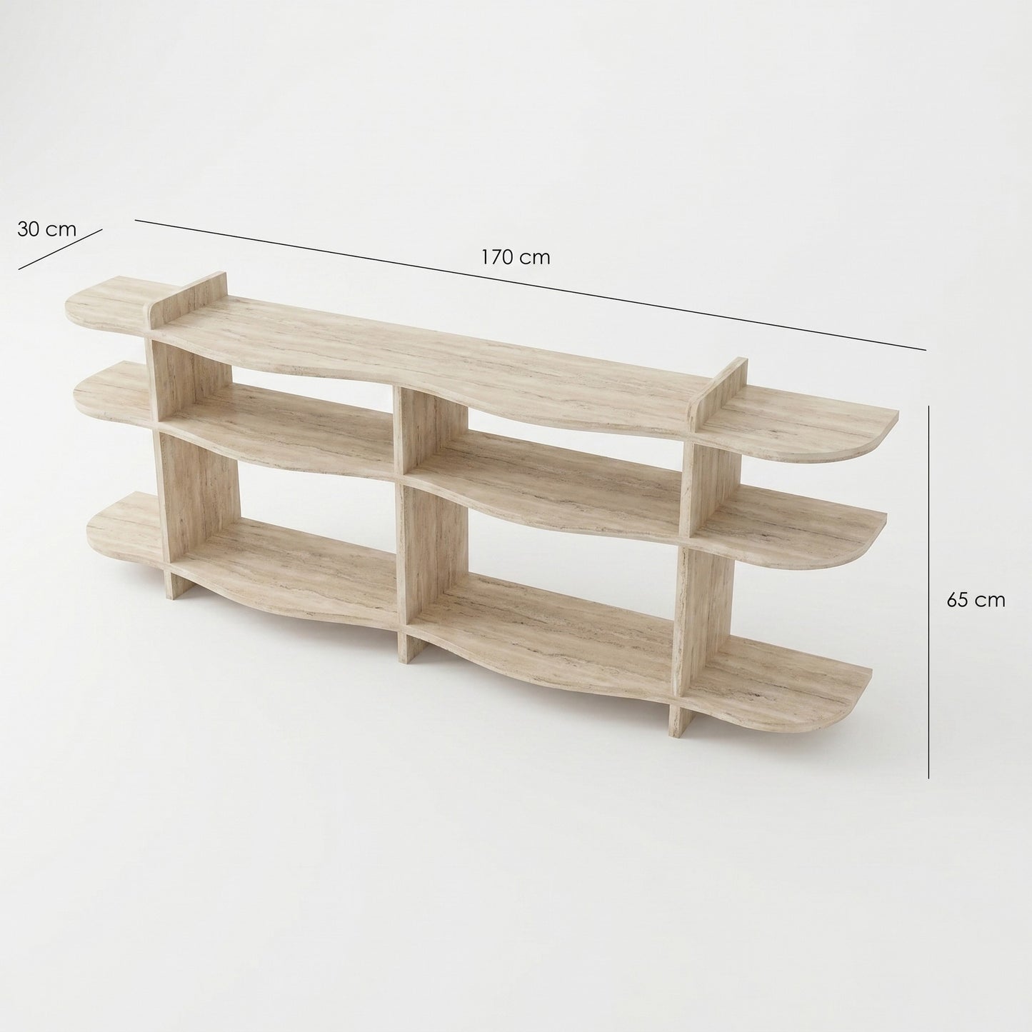 Κονσόλα Μπουφές 170x65x30 εκ Τραβερτίνο 552NOS1819