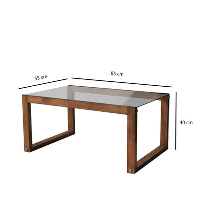 Τραπεζάκι Σαλονιού Wooden 85 x 55 x 40 εκ GR552NOS2226