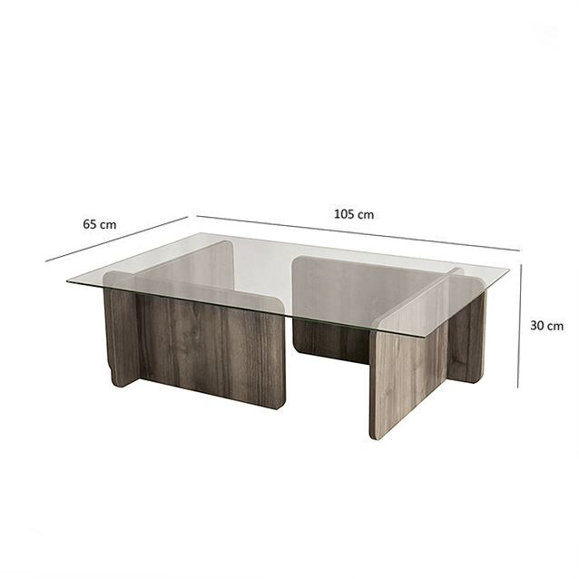 Τραπεζάκι Σαλονιού Καρυδί 105 x 65 x 30 εκ GR552NOS2232
