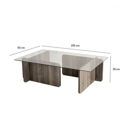 Τραπεζάκι Σαλονιού Καρυδί 105 x 65 x 30 εκ GR552NOS2232
