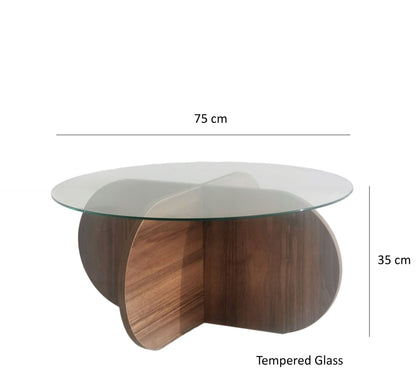 Τραπεζάκι Σαλονιού Καρυδί 75 x 75 x 35 εκ GR552NOS2240