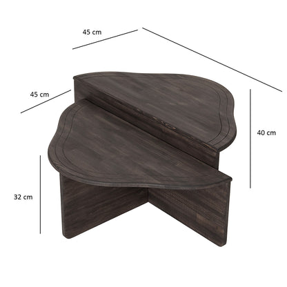 Τραπεζάκι Σαλονιού Ανθρακί 90 x 45 x 40 εκ GR552NOS2253