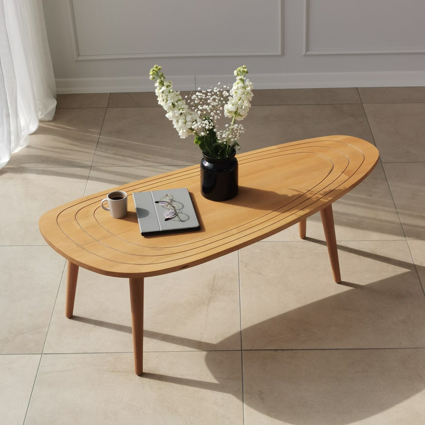 Τραπεζάκι Σαλονιού Teak 115 x 50 x 38 εκ GR552NOS2259