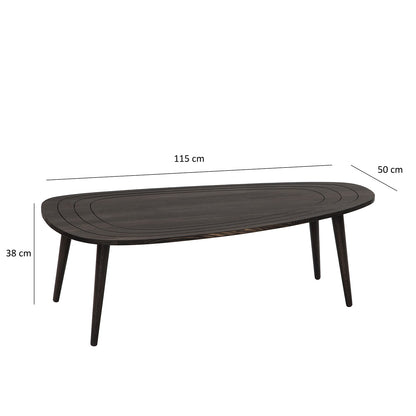 Τραπεζάκι Σαλονιού Ανθρακί 115 x 50 x 38 εκ GR552NOS2261