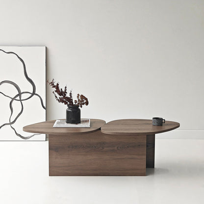 Τραπεζάκι Σαλονιού Καρυδί 125 x 60 x 38 εκ GR552NOS2286
