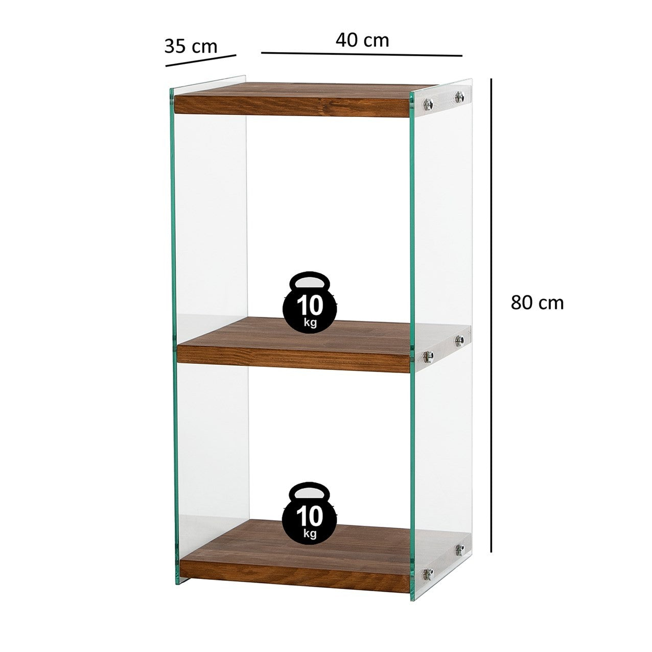 Βιβλιοθήκη 40 × 35 × 80 εκ. Φυσικό GR552NOS2362