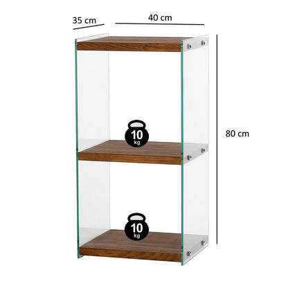 Βιβλιοθήκη 40 × 35 × 80 εκ. Φυσικό GR552NOS2362