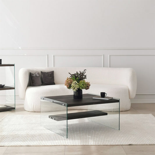 Τραπεζάκι Σαλονιού Ανθρακί 75 x 75 x 40 εκ GR552NOS2364