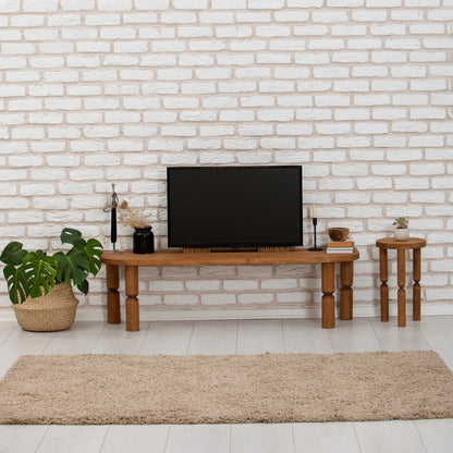 Έπιπλο Τηλεόρασης TV Βάση Σύνθεση Chesnut | 552NOS2391