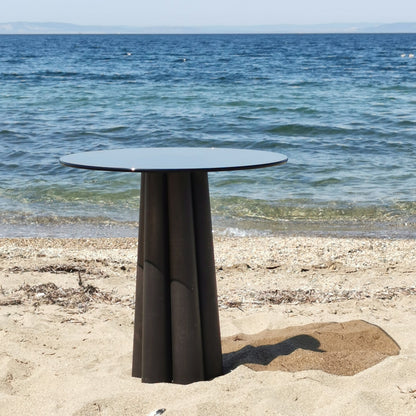 Τραπεζάκι Σαλονιού Μαύρο - Μπρονζέ 50 x 50 x 50 εκ GR552NOS2397