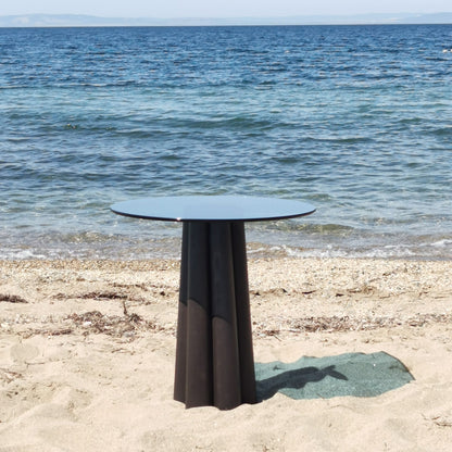 Τραπεζάκι Σαλονιού Μαύρο - Μπλε 50 x 50 x 50 εκ GR552NOS2399