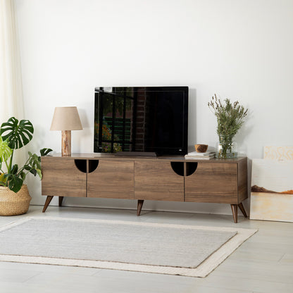 Έπιπλο Τηλεόρασης TV Βάση Σύνθεση Καρυδί | 552NOS2438