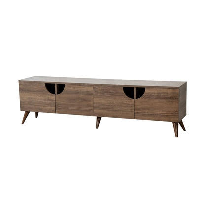 Έπιπλο Τηλεόρασης TV Βάση Σύνθεση Καρυδί | 552NOS2438