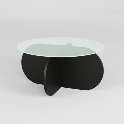 Τραπεζάκι Σαλονιού Μαύρο 75 x 75 x 35 εκ GR552NOS2471