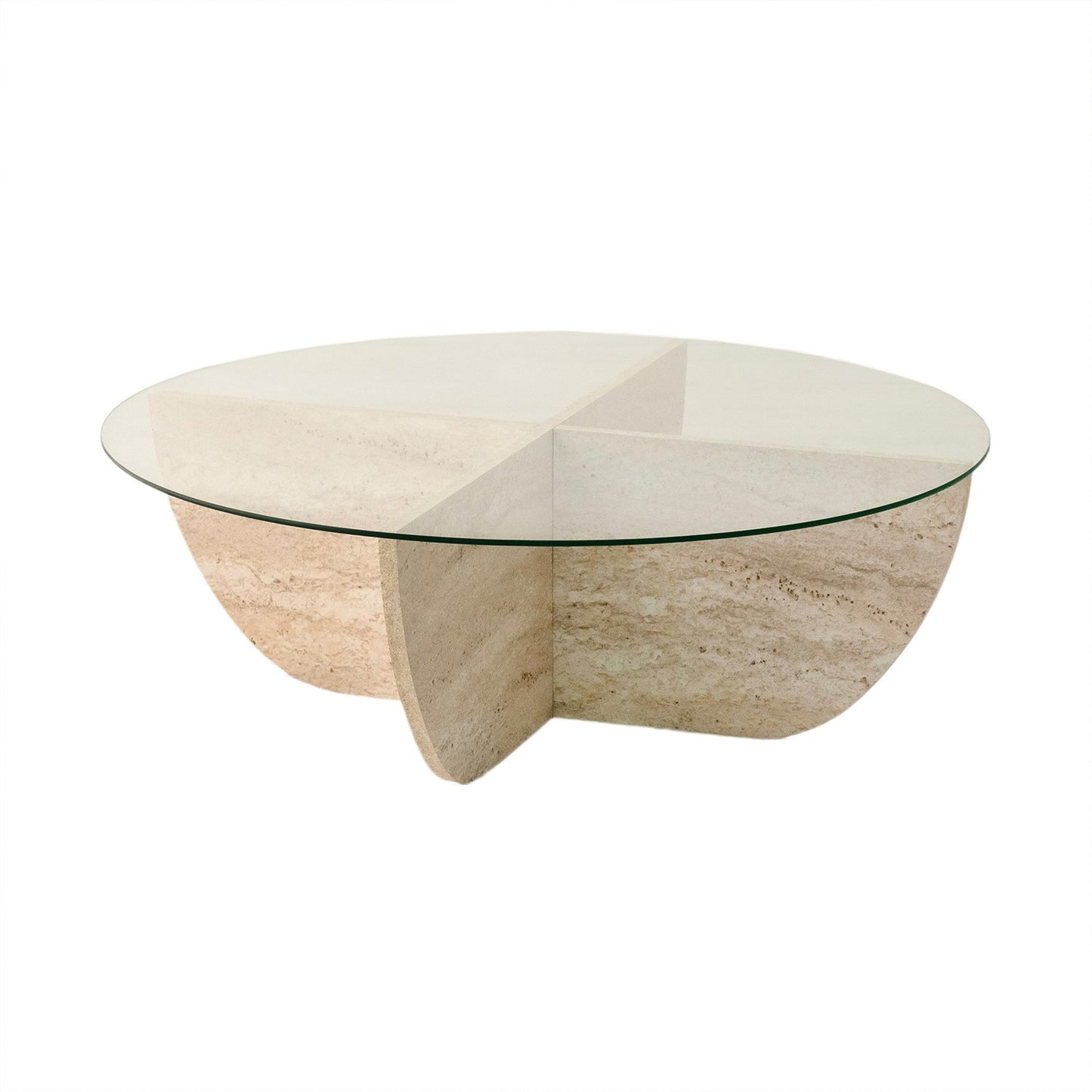 Τραπεζάκι Σαλονιού Travertine 90 εκ GR552NOS2499