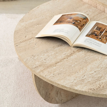 Τραπεζάκι Σαλονιού Travertine 90 εκ GR552NOS2502