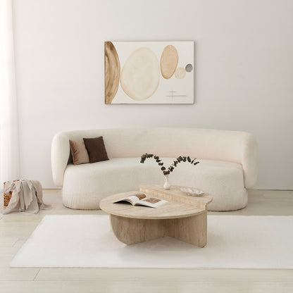 Τραπεζάκι Σαλονιού Travertine 90 εκ GR552NOS2502