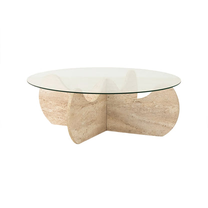 Τραπεζάκι Σαλονιού Travertine 90 εκ GR552NOS2505