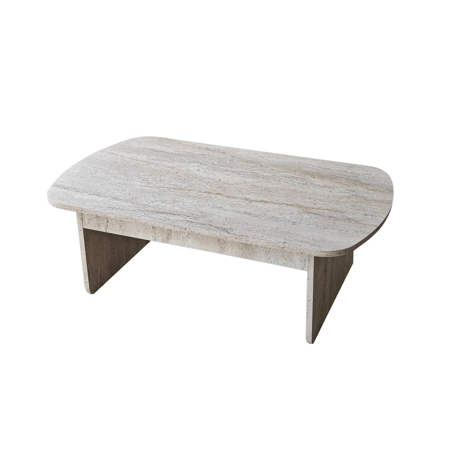 Τραπεζάκι Σαλονιού Travertine 105 x 60 x 35 εκ GR552NOS2551