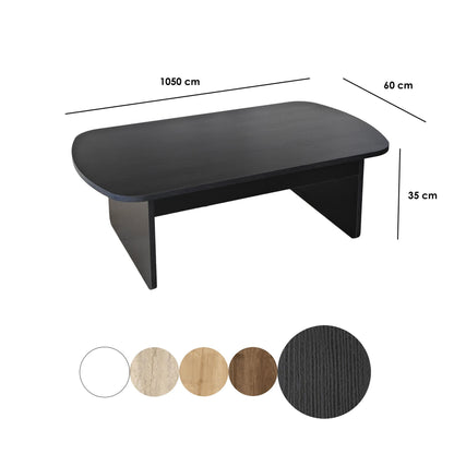 Τραπεζάκι Σαλονιού Μαύρο 105 x 60 x 35 εκ GR552NOS2552