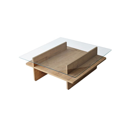 Τραπεζάκι Σαλονιού Sapphire - Διάφανο 90 x 90 x 35 εκ GR552NOS2567