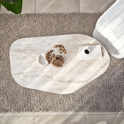 Τραπεζάκι Σαλονιού Travertine 100 x 60 x 35 εκ GR552NOS2572