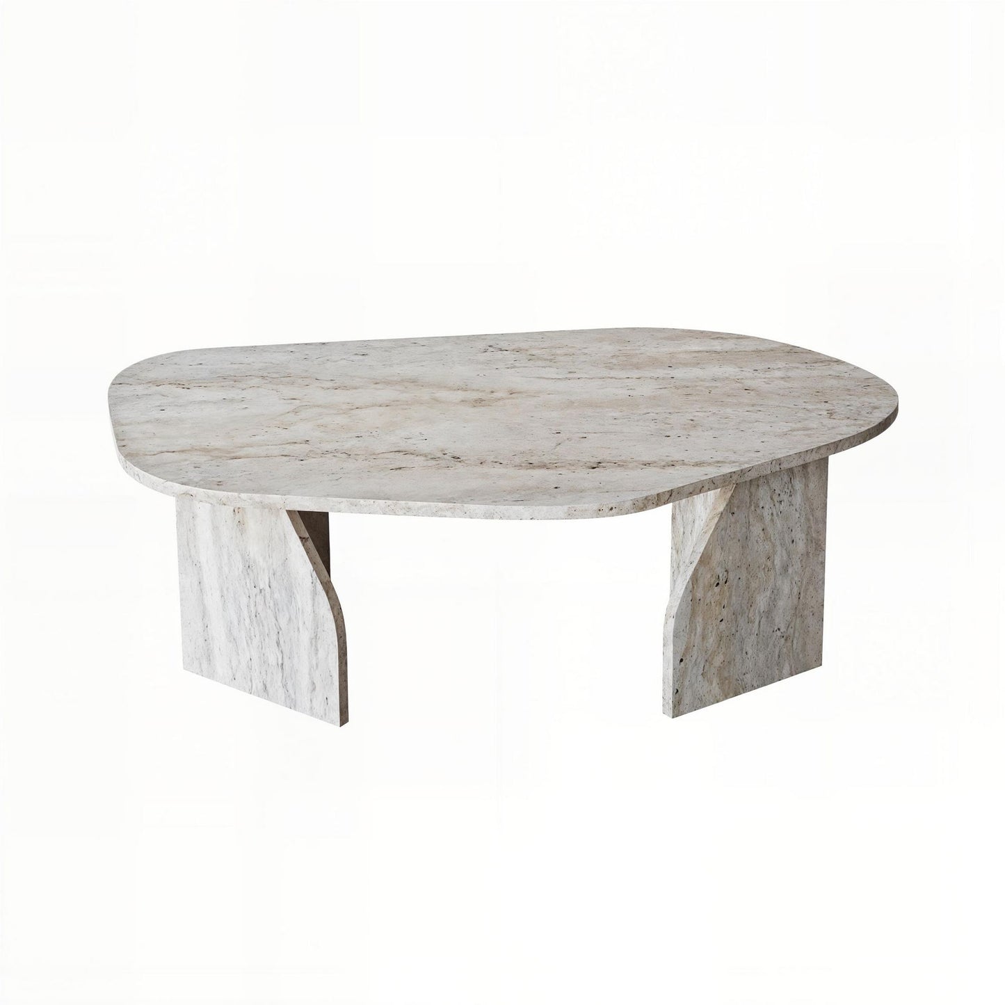 Τραπεζάκι Σαλονιού Travertine 100 x 60 x 35 εκ GR552NOS2572