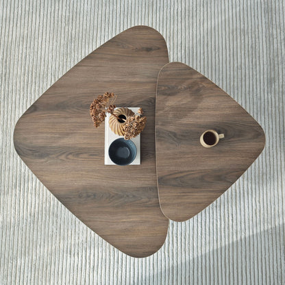 Τραπεζάκι Σαλονιού Set Καρυδί 90 x 60 x 35 εκ GR552NOS2573