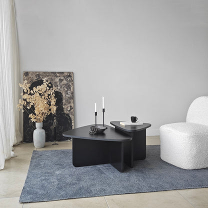 Τραπεζάκι Σαλονιού Set Μαύρο 90 x 60 x 35 εκ GR552NOS2576