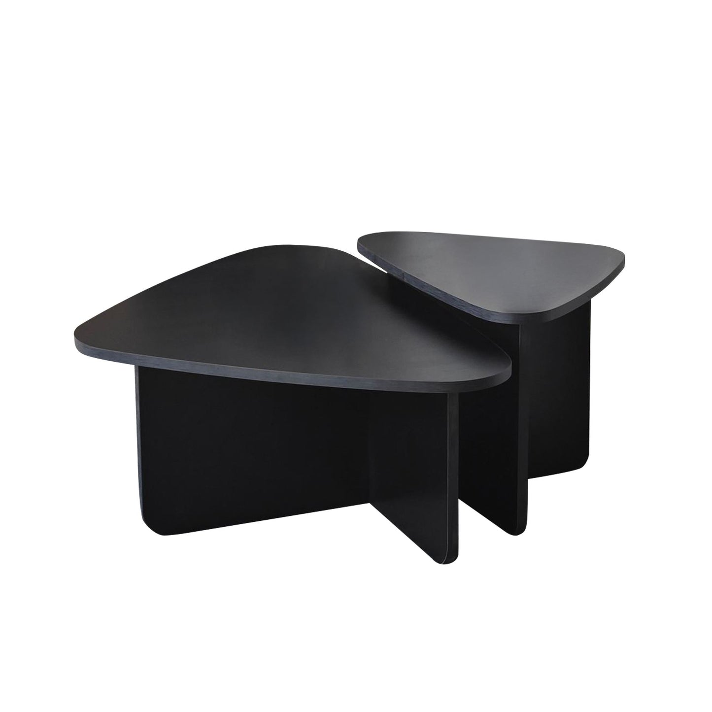 Τραπεζάκι Σαλονιού Set Μαύρο 90 x 60 x 35 εκ GR552NOS2576
