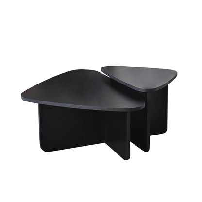 Τραπεζάκι Σαλονιού Set Μαύρο 90 x 60 x 35 εκ GR552NOS2576