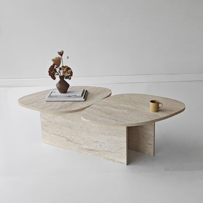 Τραπεζάκι Σαλονιού Travertine 125 x 60 x 38 εκ GR552NOS2601