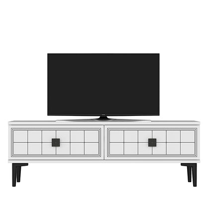Έπιπλο Τηλεόρασης TV Βάση Σύνθεση Λευκό | 555CHM1102