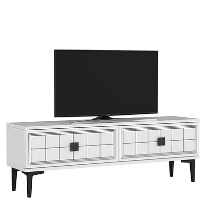 Έπιπλο Τηλεόρασης TV Βάση Σύνθεση Λευκό | 555CHM1102