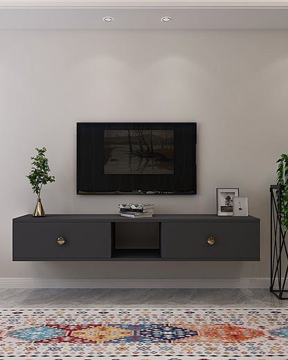 Έπιπλο Τηλεόρασης TV Βάση Σύνθεση Ανθρακί | 555CHM1104