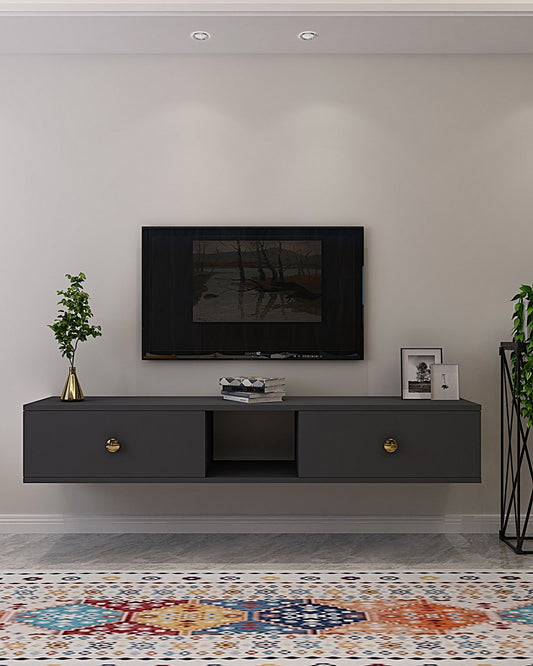 Έπιπλο Τηλεόρασης TV Βάση Σύνθεση Ανθρακί | 555CHM1104