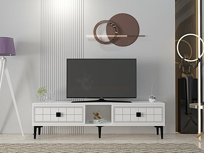 Έπιπλο Τηλεόρασης TV Βάση Σύνθεση Λευκό | 555CHM1114