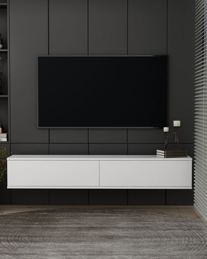 Έπιπλο Τηλεόρασης TV Βάση Σύνθεση Λευκό | 555CHM1123