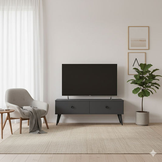 Έπιπλο Τηλεόρασης TV Βάση Σύνθεση Ανθρακί | 555CHM1124