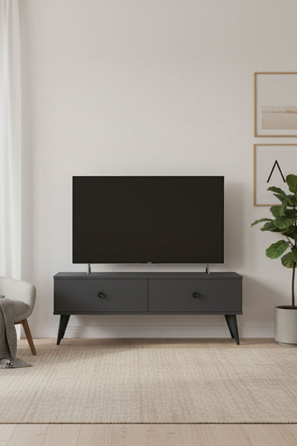 Έπιπλο Τηλεόρασης TV Βάση Σύνθεση Ανθρακί | 555CHM1124