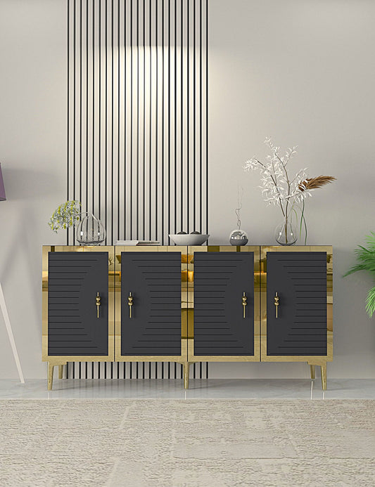 Μπουφές Ανθρακί
Χρυσό 150x32x75cm | 555CHM1315