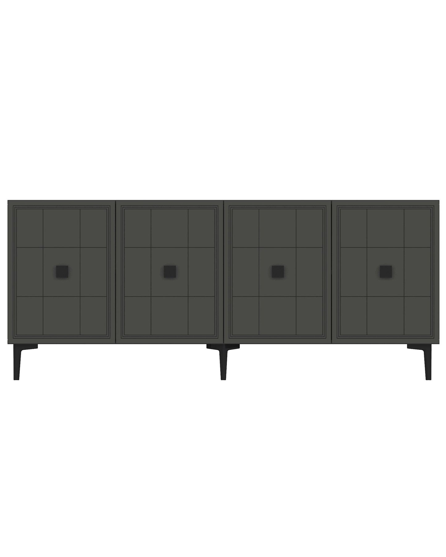 Μπουφές Ανθρακί 150x32x75cm | 555CHM1321