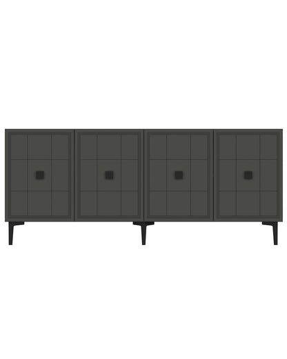 Μπουφές Ανθρακί 150x32x75cm | 555CHM1321