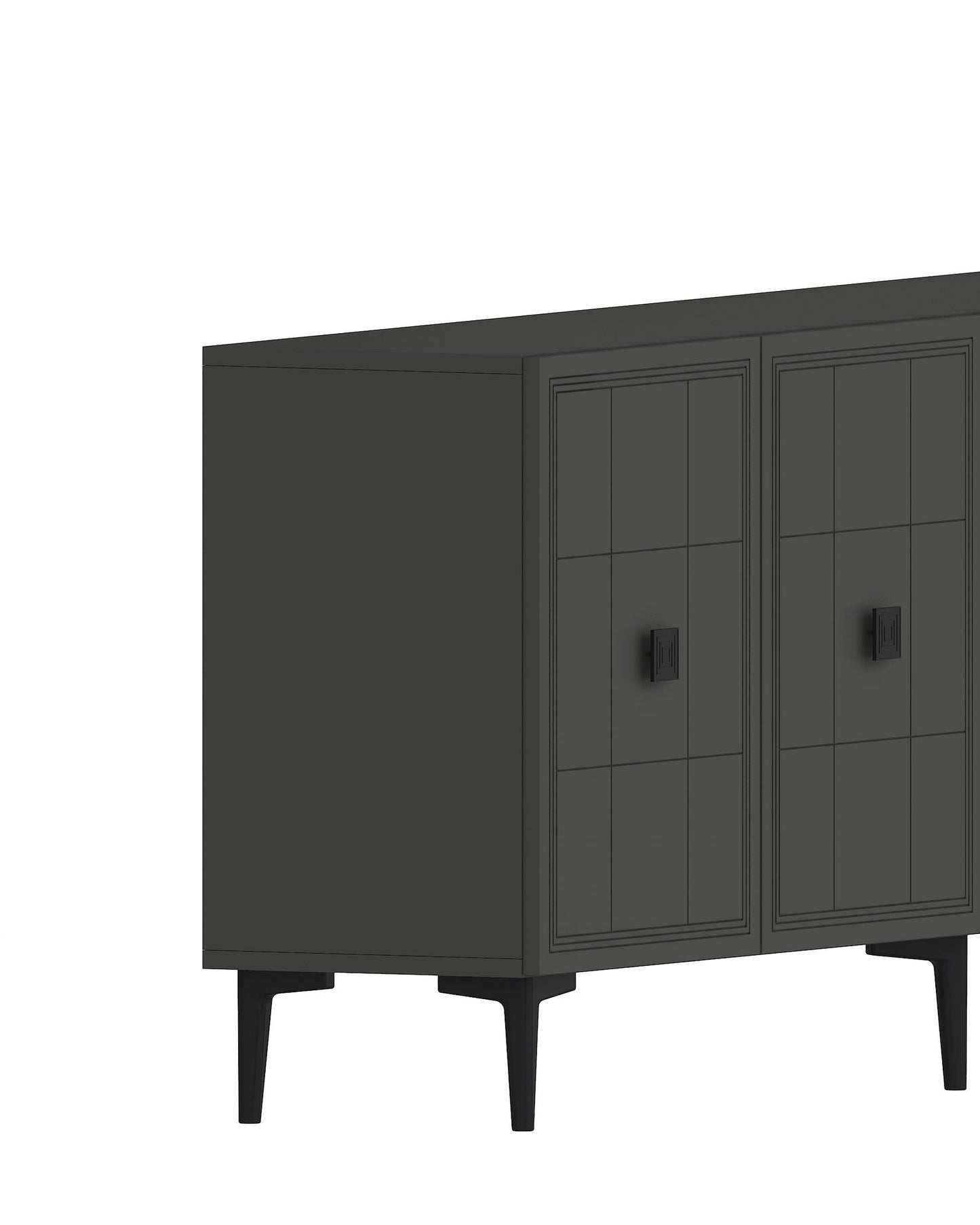 Μπουφές Ανθρακί 150x32x75cm | 555CHM1321
